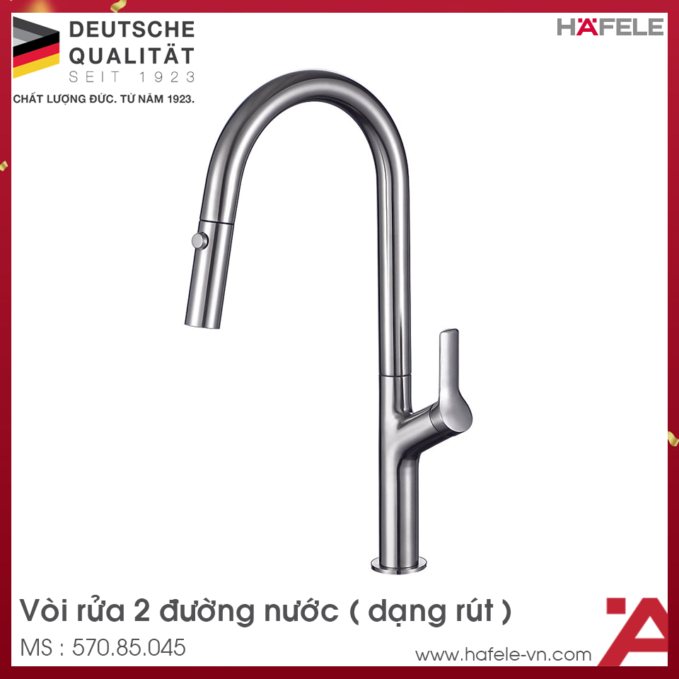 Vòi Rửa Chén Bát Inox Lux-P HT25-SH1F449 Hafele 570.85.045