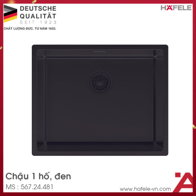 Chậu Rửa Chén Bát Inox WF R10 HS25-SSN1S-540 Hafele 567.24.481