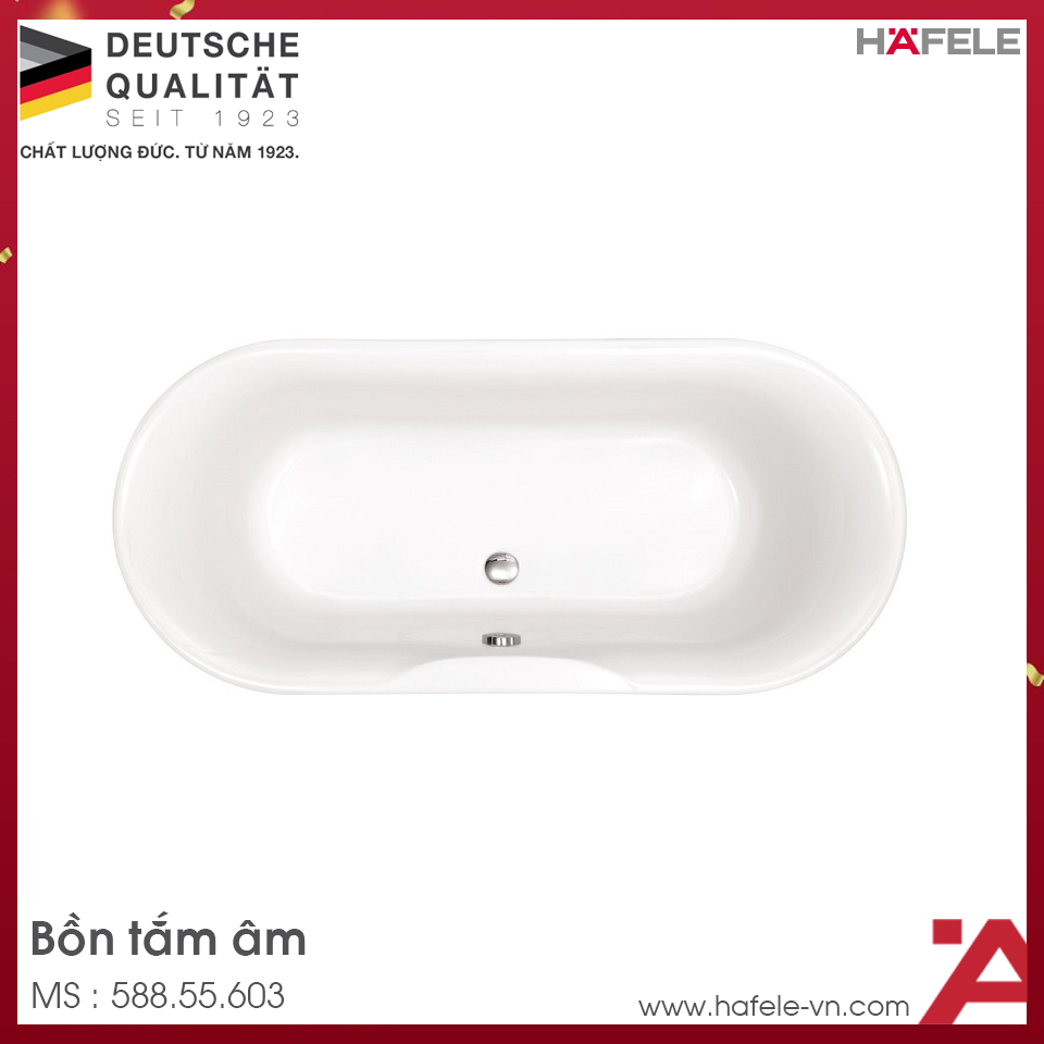 Bồn Tắm Âm Hafele 588.55.603