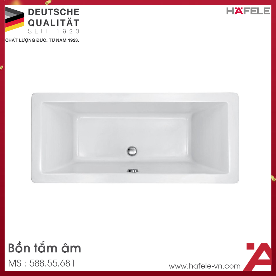 Bồn Tắm Âm Active 1700 Hafele 588.55.681