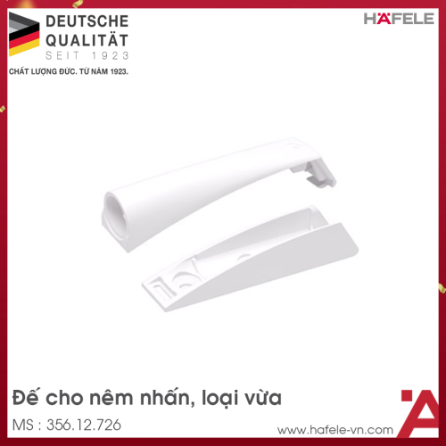 Nắp Che Và Đế Cho Nêm Nhấn Loại Vừa Hafele 356.12.726