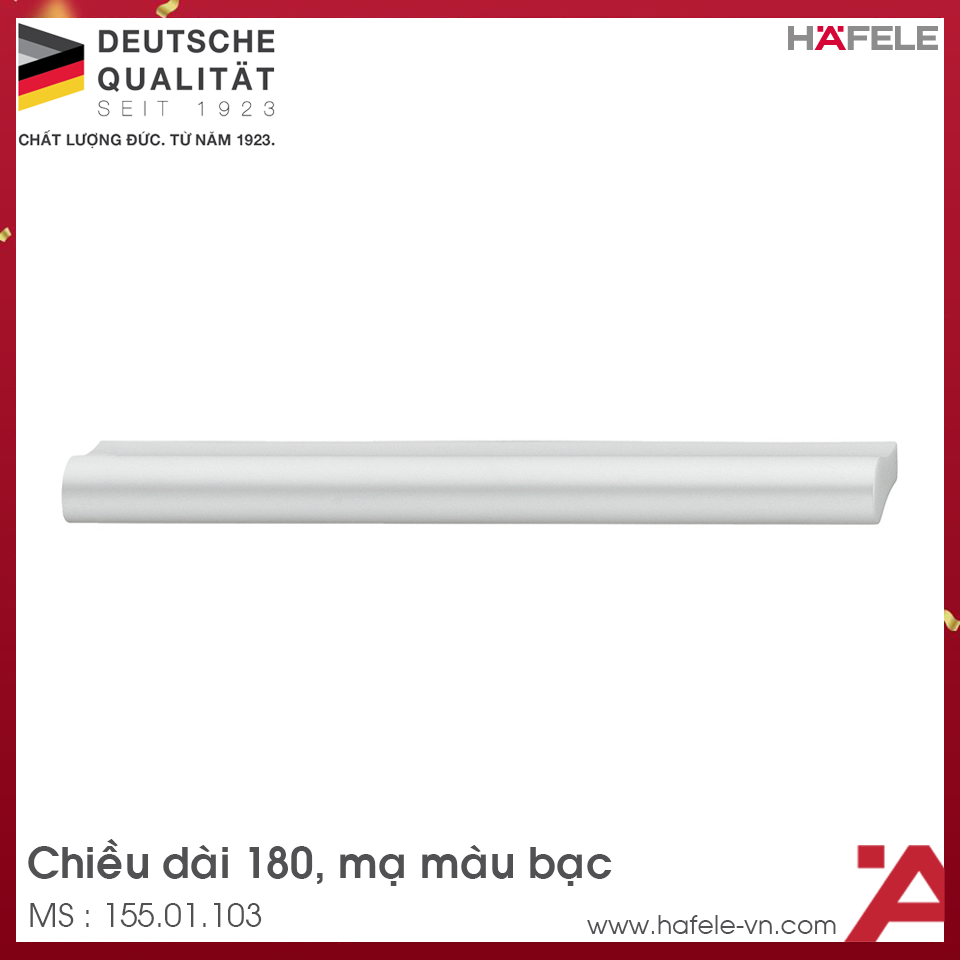 Tay Nắm Nhôm 180mm Hafele 155.01.103