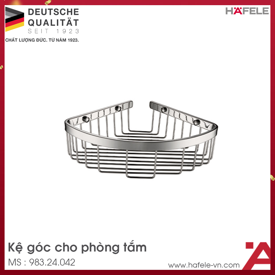 Kệ Góc Cho Phòng Tắm Hafele 983.24.042