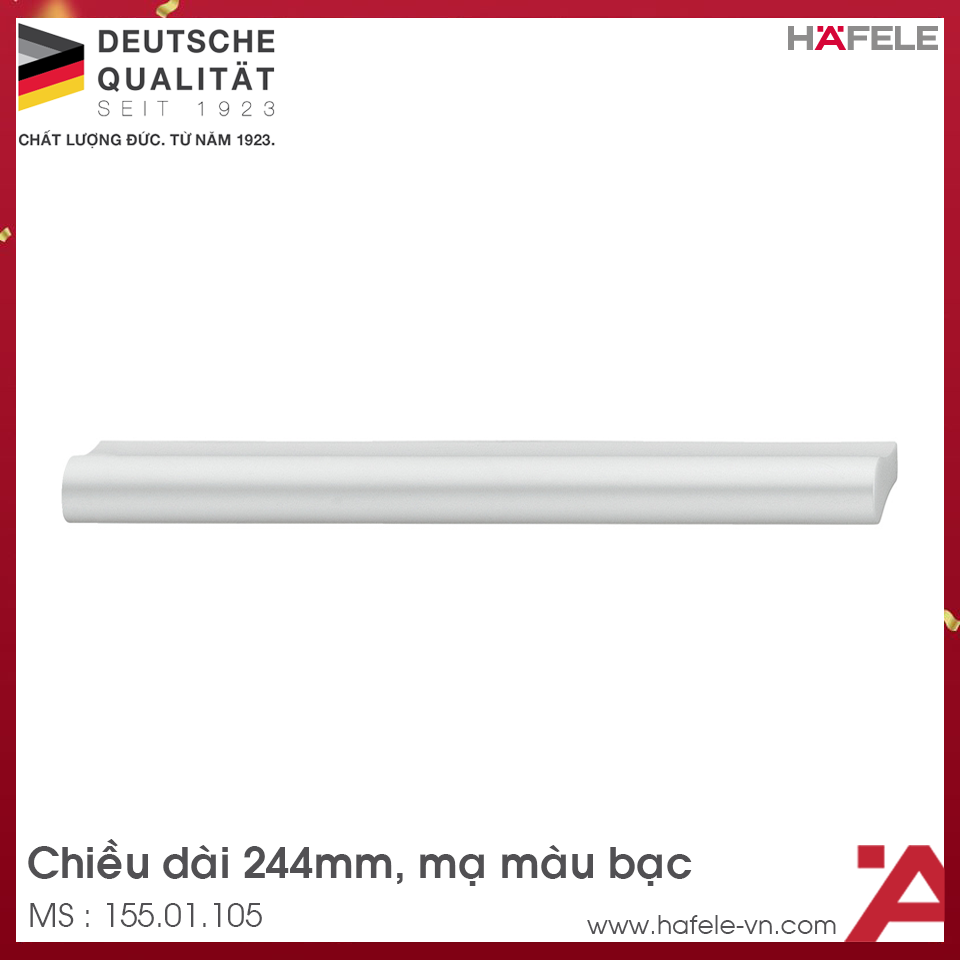 Tay Nắm Nhôm 244mm Hafele 155.01.105