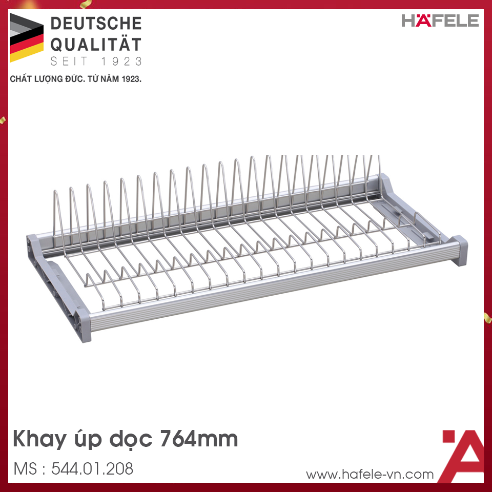 Khay Úp Đĩa Dọc Inox 764mm Hafele 544.01.208