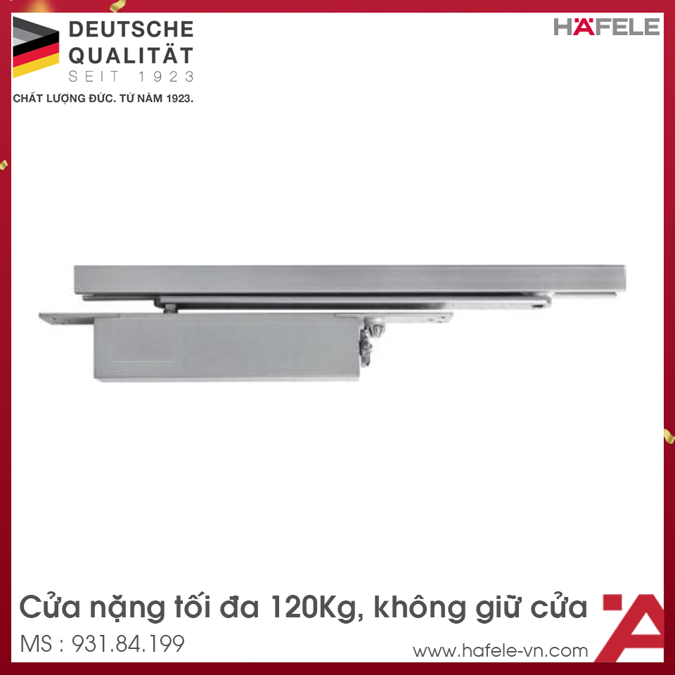 Cùi Chỏ Hơi Lắp Âm 120Kg DCL33N Hafele 931.84.199