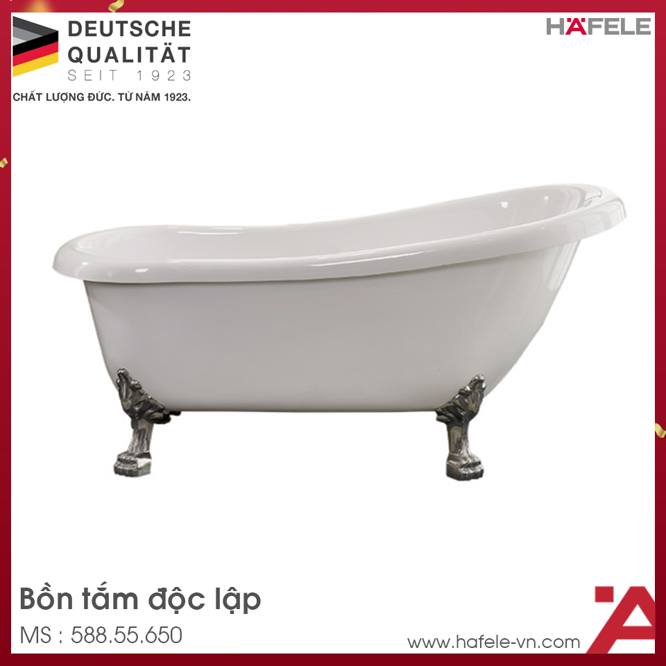 Bồn Tắm Độc Lập Victoria 1690 Hafele 588.55.650