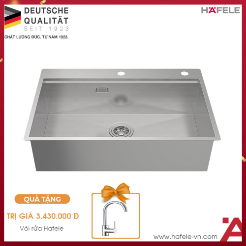 Chậu Rửa Chén Inox HS24-SSN1S-7650 Hafele 567.20.627