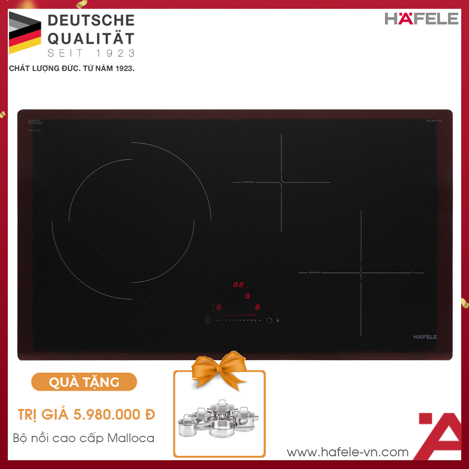 Bếp Từ Kết Hợp Điện HC-M773D Hafele 536.61.705