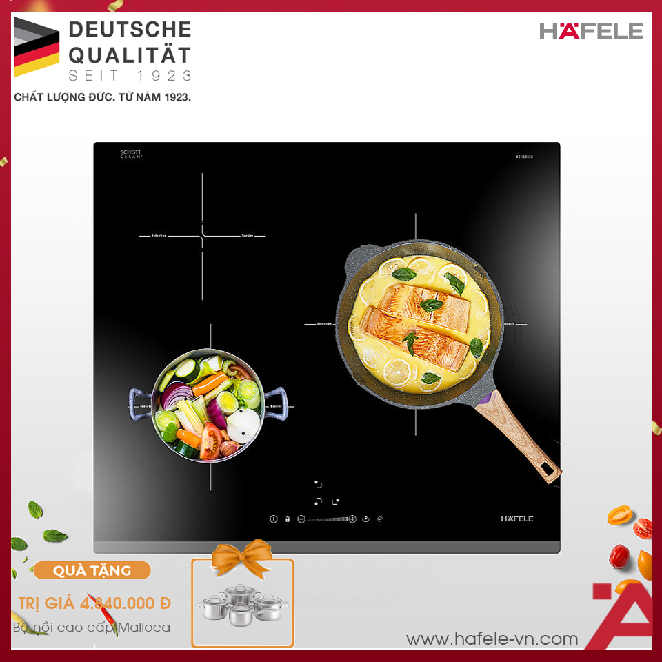 Bếp Từ 3 Vùng Nấu HC-I6032B Hafele 533.09.901