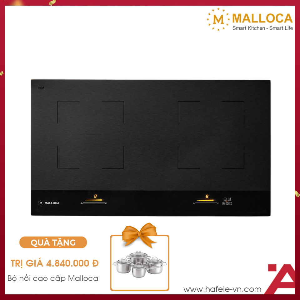 Bếp Từ Âm 2 Vùng Nấu Malloca Skylux MH-802