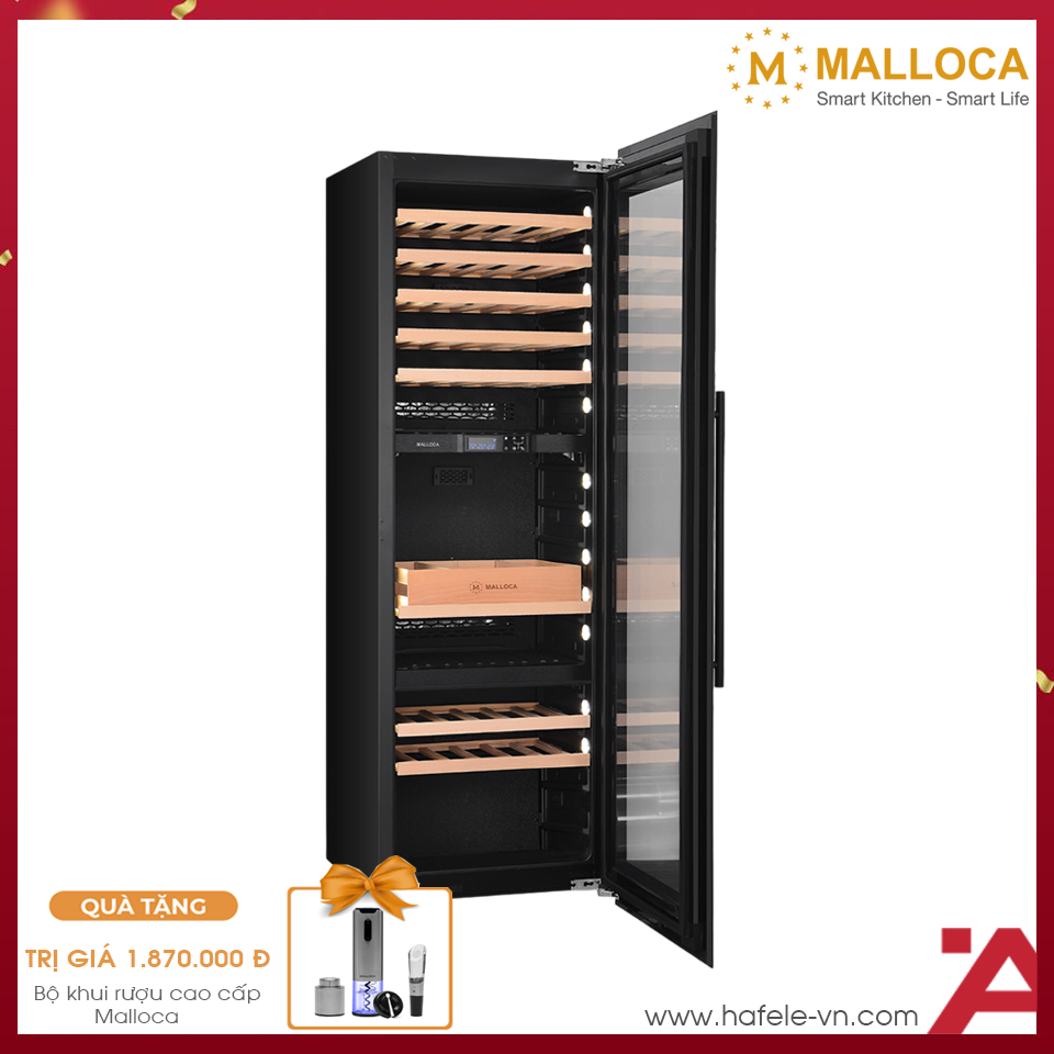 Tủ Bảo Quản Rượu Vang Malloca MWC-95BI