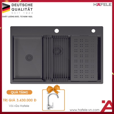 Chậu Rửa Chén Bát Inox WS R10 HS25-SSN1S-7650 Hafele 567.24.484