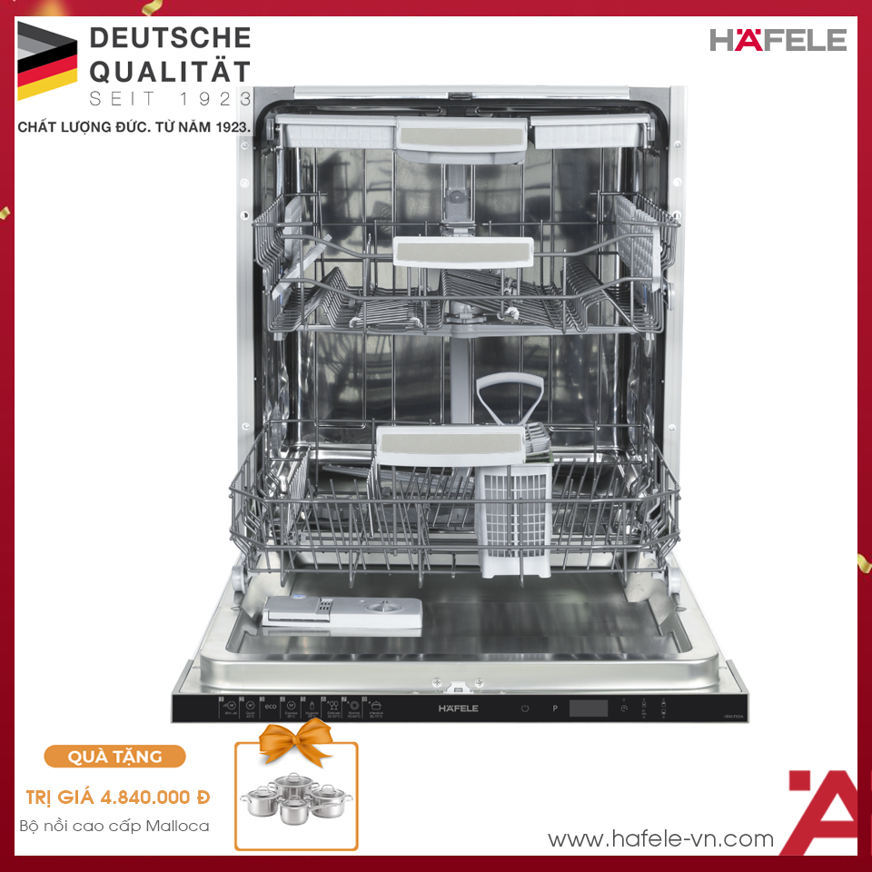 Máy Rửa Chén Âm Tủ HDW-FI60A Hafele 533.23.260