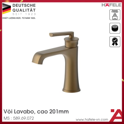 Vòi Trộn Lavabo Fusion 147 Hafele 589.69.072