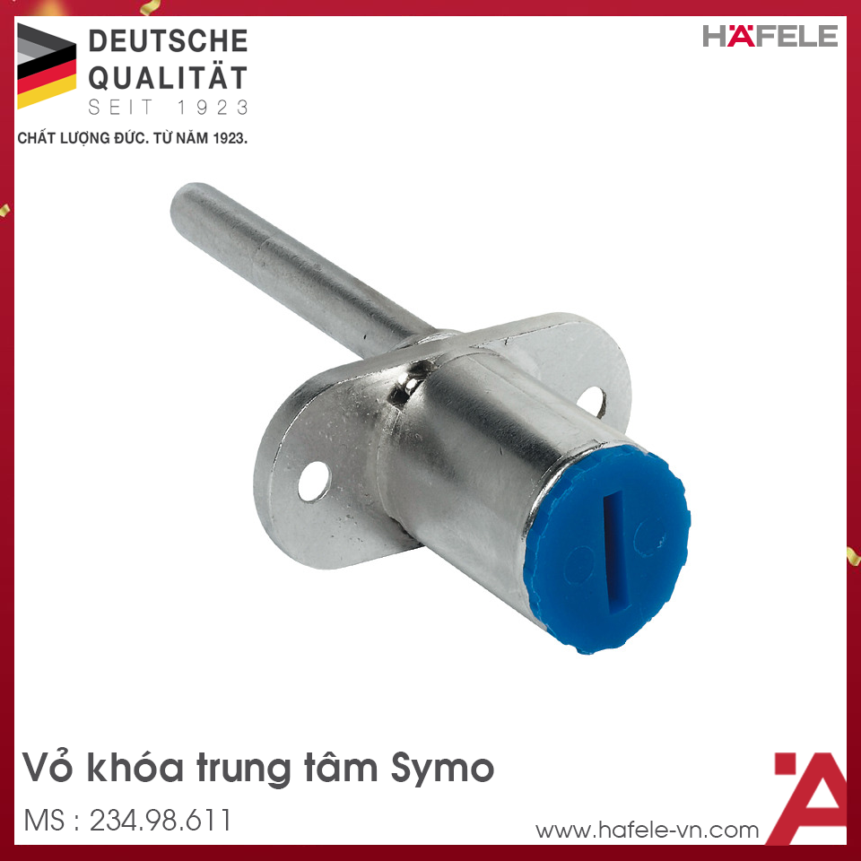 Vỏ Khóa Trung Tâm SYMO3000 Có Lõi Xoay Hafele 234.98.611