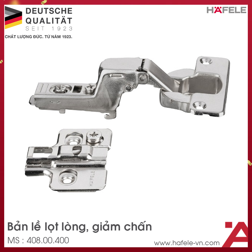 Bản Lề Lọt Lòng Giảm Chấn Hafele 408.00.400