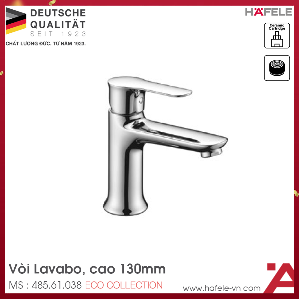 Vòi Trộn Lavabo Eco Hafele 485.61.038