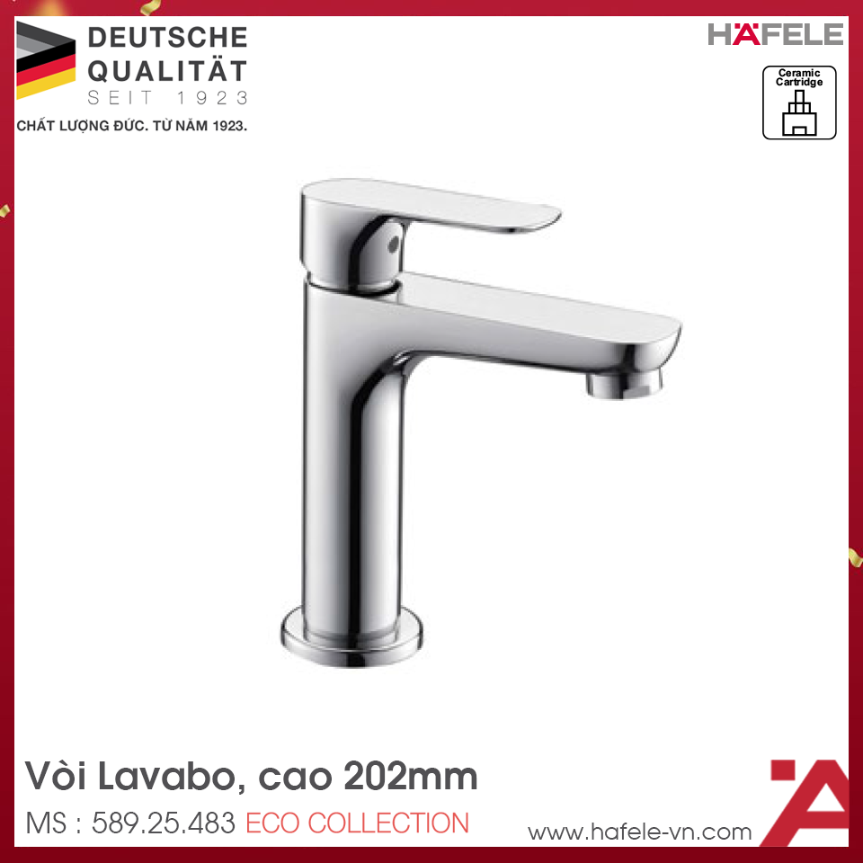 Vòi Lạnh Lavabo Eco 150 Hafele 589.25.483