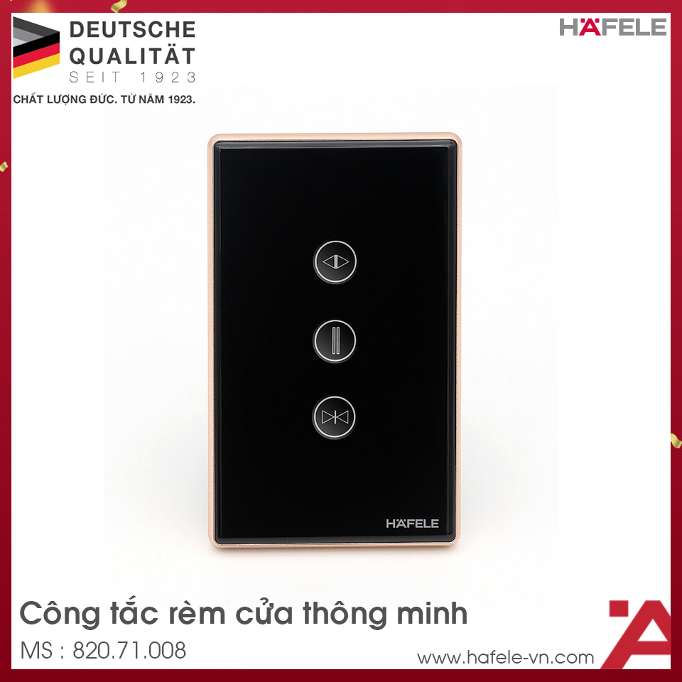 Công Tắc Rèm Cửa Thông Minh HSL-CS01B Hafele 820.71.008