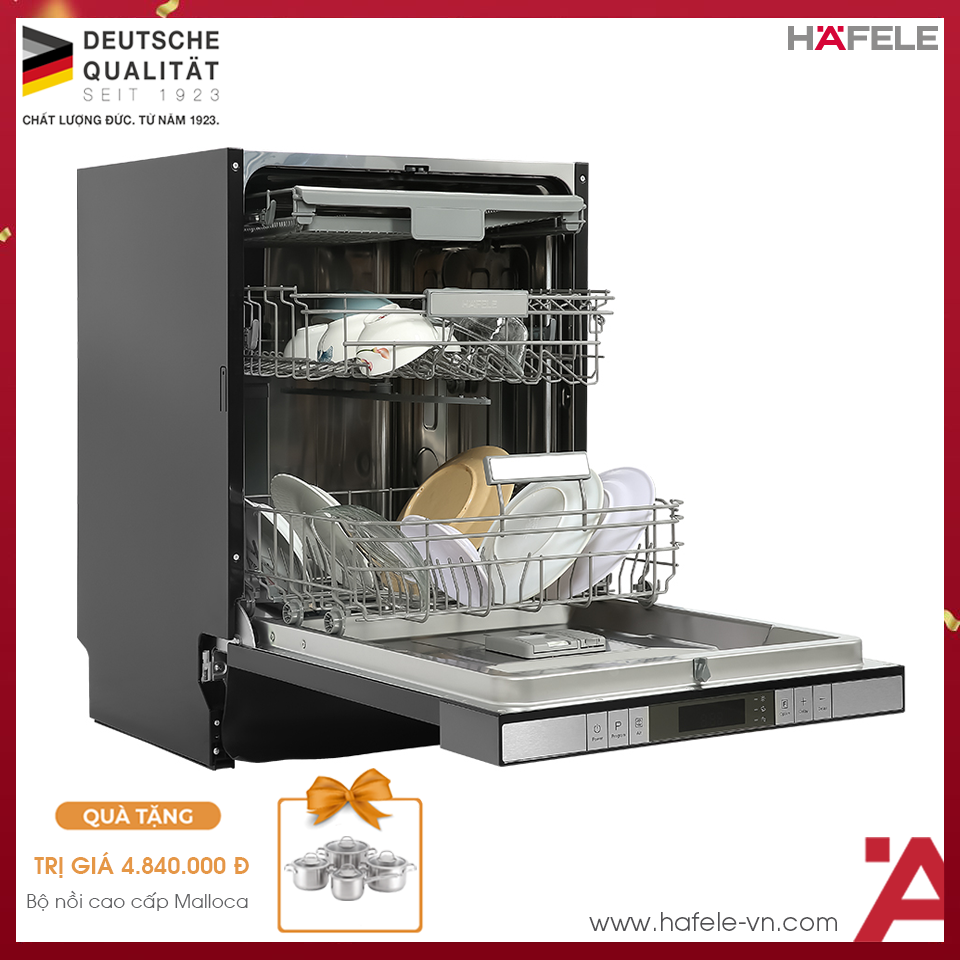 Máy Rửa Chén Âm Bán Phần HDW-SI60AB Hafele 538.21.320