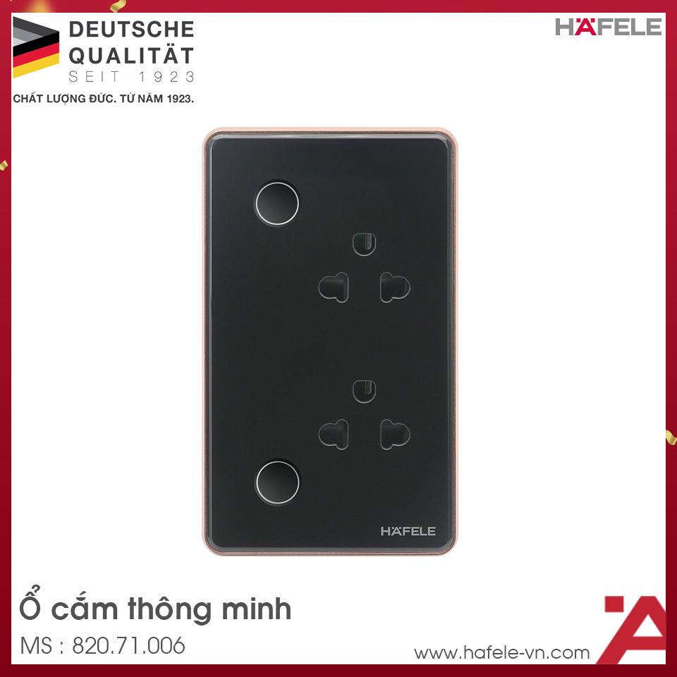 Ổ Cắm Trường Thông Minh HSL-WSS01B Hafele 820.71.006