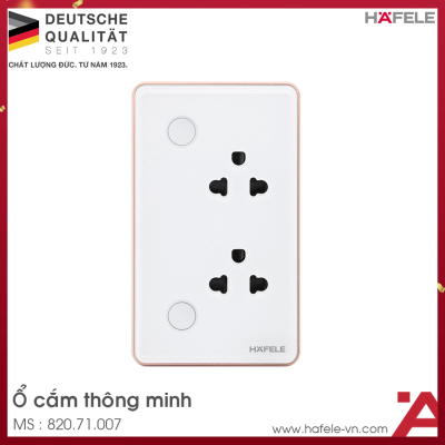 Ổ Cắm Trường Thông Minh HSL-WSS01W Hafele 820.71.007