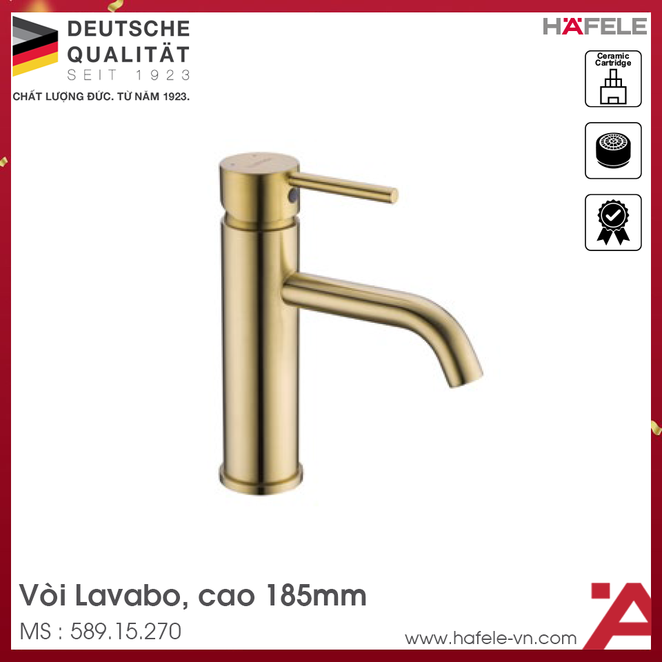 Vòi Trộn Lavabo Retro 90 Hafele 589.15.270