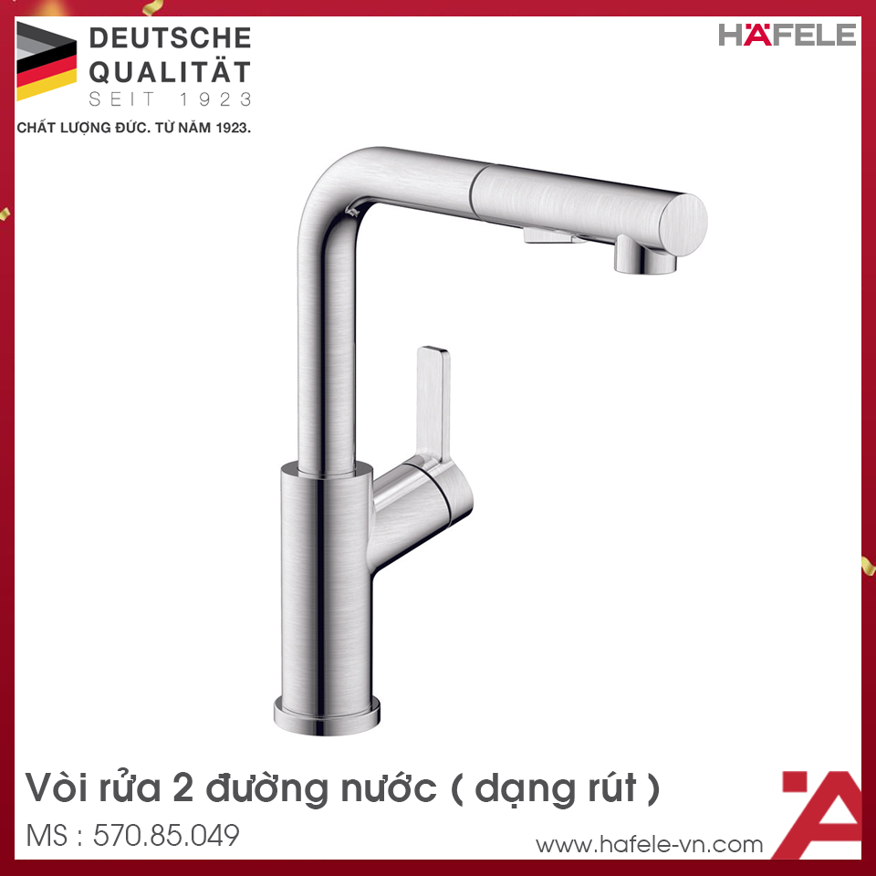 Vòi Rửa Chén LUX-P HT25-SH1P315 Hafele 570.85.049