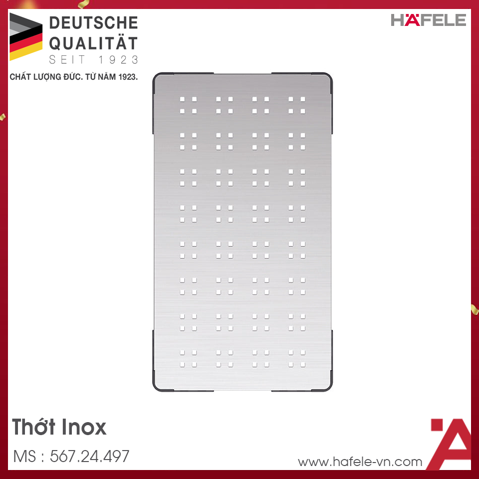 Thớt inox Hafele 567.24.497