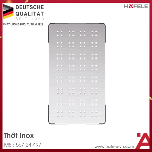 Thớt inox Hafele 567.24.497