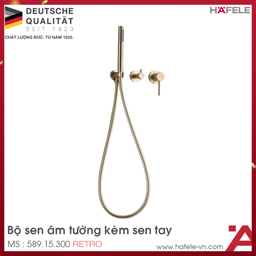 Bộ Sen Âm Tường Kèm Sen Tay Retro Hafele 589.15.300