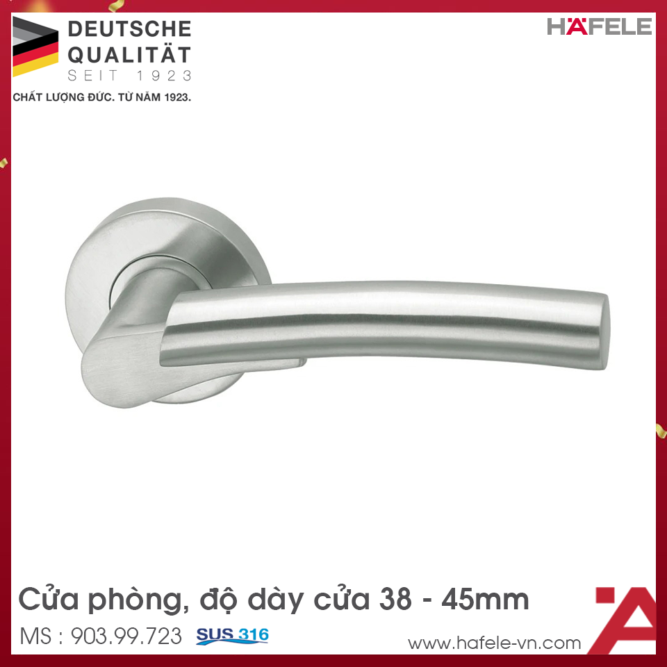 Tay Nắm Gạt Cửa Phòng Hafele 903.99.723