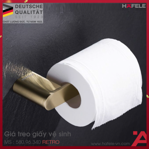 Giá Treo Giấy Vệ Sinh Retro Hafele 580.96.340
