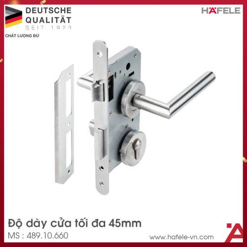 Bộ Khóa Tay Nắm Cửa Vệ Sinh Hafele 489.10.660