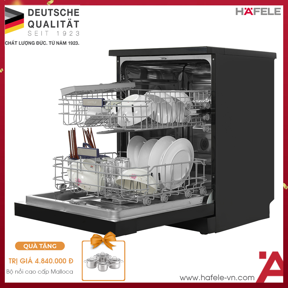 Máy Rửa Chén Độc Lập HDW-F601B Hafele 535.29.670