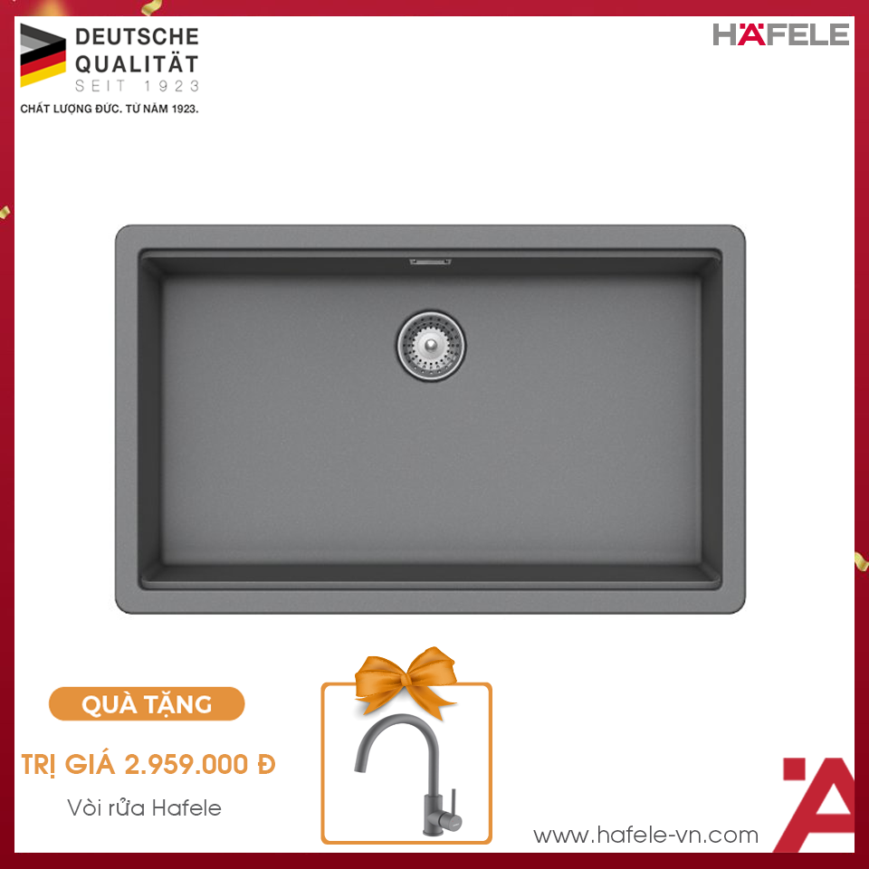 Chậu Đá HS20-GED1S80 Hafele 570.30.500