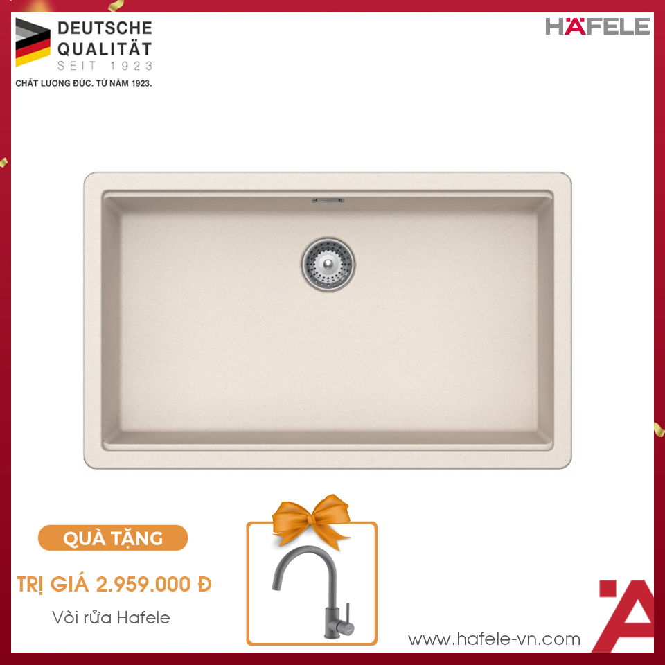 Chậu Đá HS20-GED1S80 Hafele 570.30.800