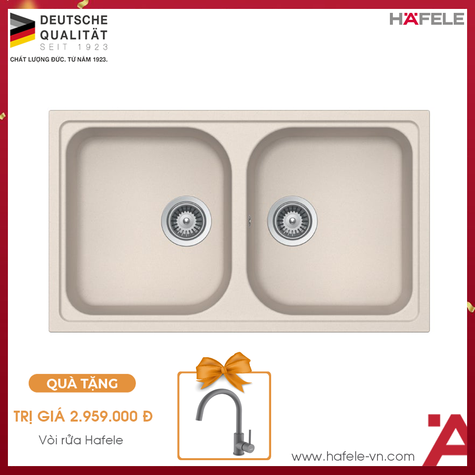 Chậu Rửa Đá HS19-GEN2R90 Hafele 570.35.480