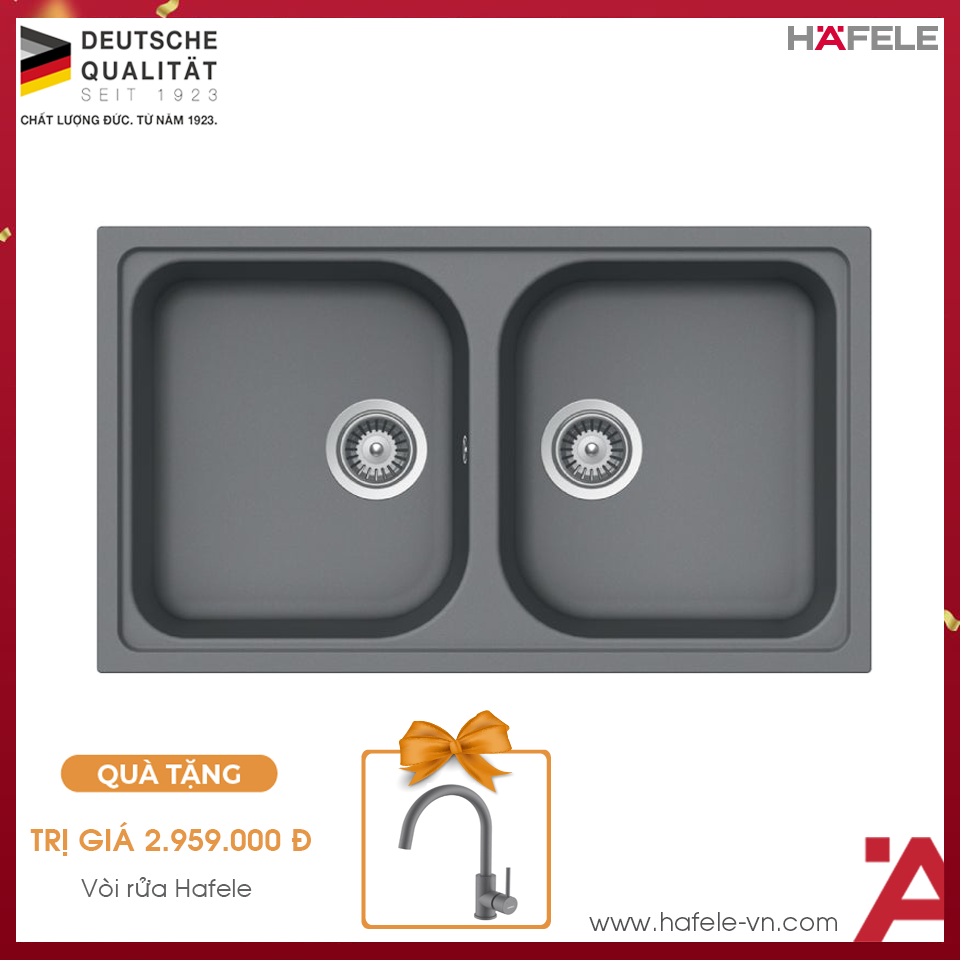 Chậu Rửa Đá HS19-GEN2R90 Hafele 570.35.580