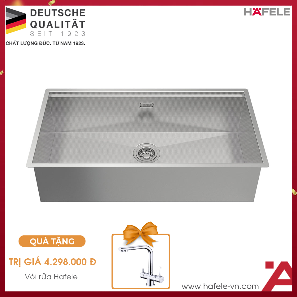 Chậu Rửa Chén Inox HS24-SSN1S-7644 Hafele 567.24.467