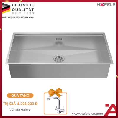 Chậu Rửa Chén Inox HS24-SSN1S-8644 Hafele 567.24.477
