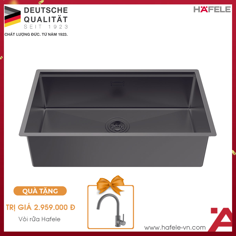Chậu Rửa Chén Bát Inox WF R10 HS25-SSN1S-7644 Hafele 567.24.486