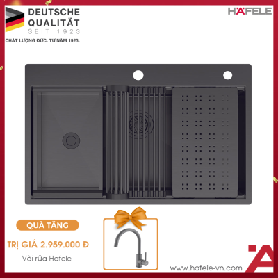 Chậu Rửa Chén Bát Inox WS R10 HS25-SSN1S-7650 Hafele 567.24.484