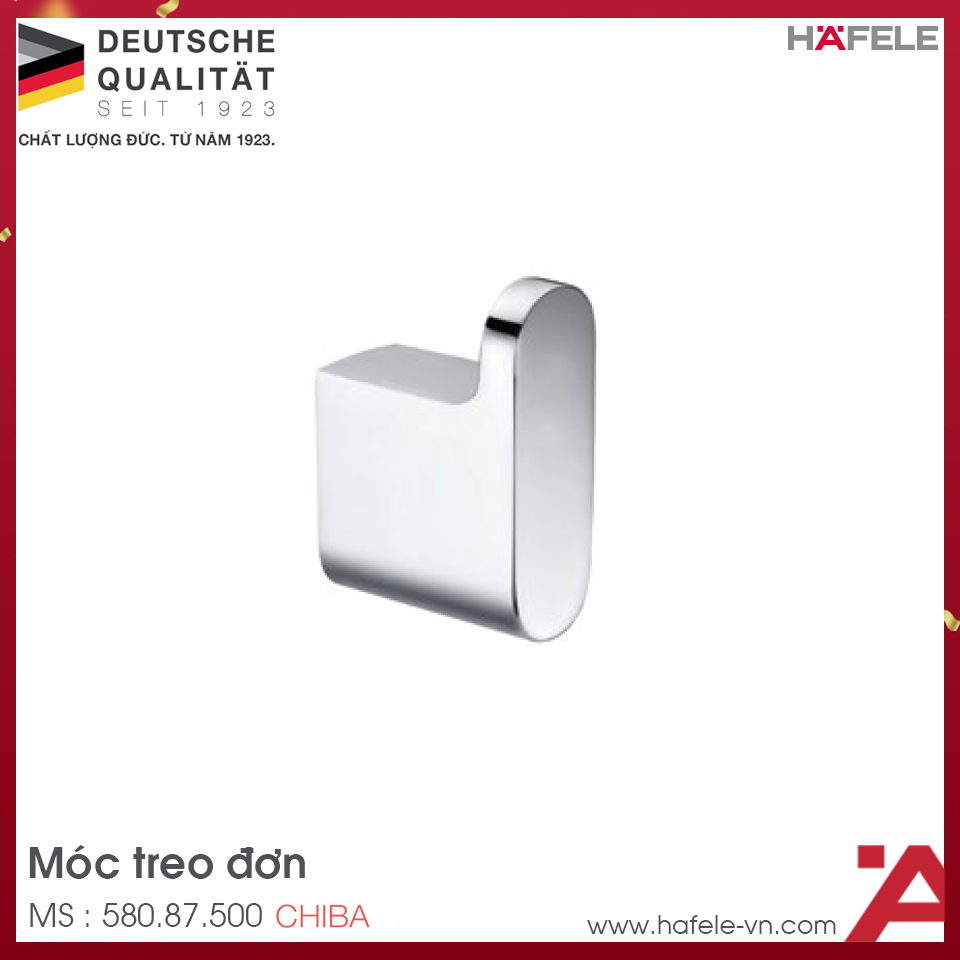 Móc Treo Đơn Chiba Hafele 580.87.500