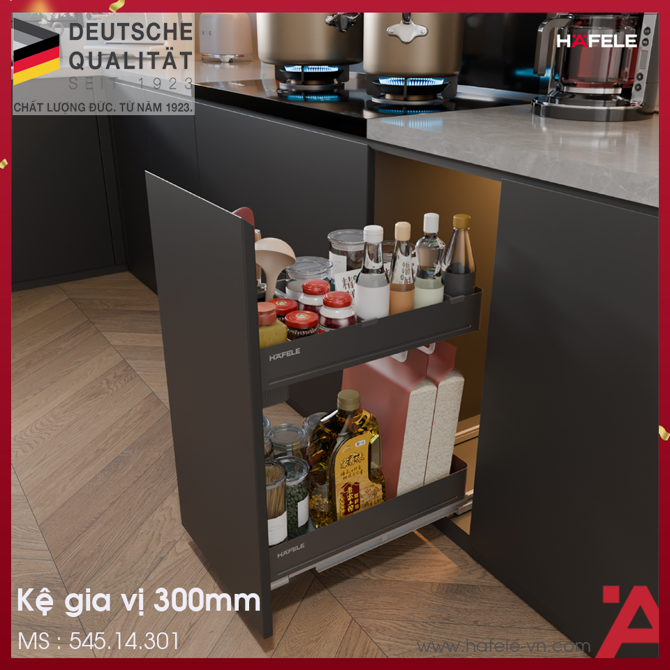 Kệ Đựng Gia Vị Cooking Agent 300mm Hafele 545.14.301