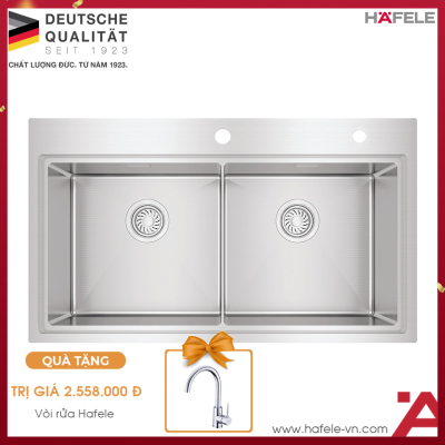 Chậu Rửa Chén Inox WS R10 HS25-SSN2S-8650 Hafele 567.94.024