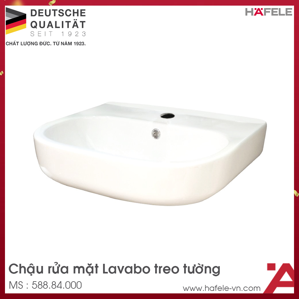 Lavabo Treo Tường Rhine Hafele 588.84.000
