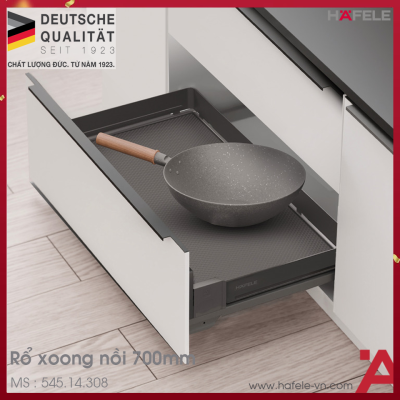 Rổ Kéo Dưới Cho Xoong Nồi Dining Agent 700mm Hafele 545.14.308