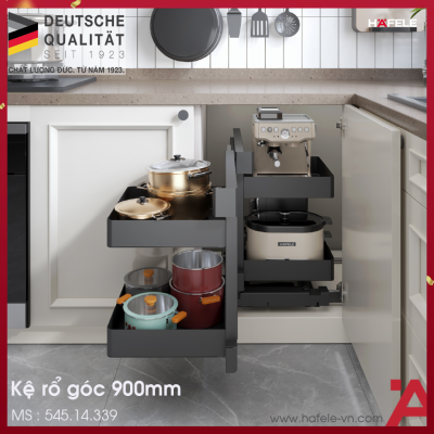 Bộ Rổ Góc Corner Agent 900mm Hafele 545.14.339